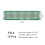 10pcs 2x8cm Double Sided PCB Board Universal Printed Circuit Proto Board for DIY Soldering Electronic Projects Practice Test Circuit 2