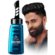 Urbangabru Aqua Haarwax | Alpha Editie 2-In-1 Mannen Haarstyling Wax | Sterke Hold Natte Look & Glanzende Finish (260 Ml)