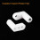 100Pcs Circuit Board PCB Spacers L Shape Insulated Plastic Fixed Mounting Feet 0.8'' Supporting Height with Screws 5