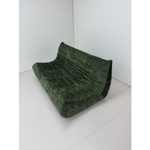 Relaxsessel 3-Sitzer, ergonomisch, 160x100x72 cm, grüner Chenille 2