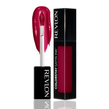 Revlon Colorstay Satin Ink, Comfortable, Longwear Rich 16-Hour Liquid Lip Color, Formulated With Black Currant Seed Oil & Vitamin E, Regal Ruby - (034