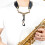 Saxophone Strap Adjustable Neck Strap Saxophone Harness Leathers Padded Sling 5