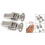 Silver Tone Stainless Alloy Flap Design Hasp Connector 2