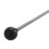 1 Pair Marimba Mallet Rubber Black Drumstick Double-head Xylophone Mallets 7
