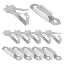 12Pcs Glass Bed Spring Turn Clips for 3 Pro, 3S, 5 Pro,CR-20 PRO,CR-10S Pro 3D Printer