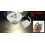 AC100-265V 3W Ceiling Downlight Lamp LED Down Light Warm White, 3.35" Width, 3.35" Length 3