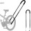 Telescoping push handle for kids bike practice and control use Blue 9