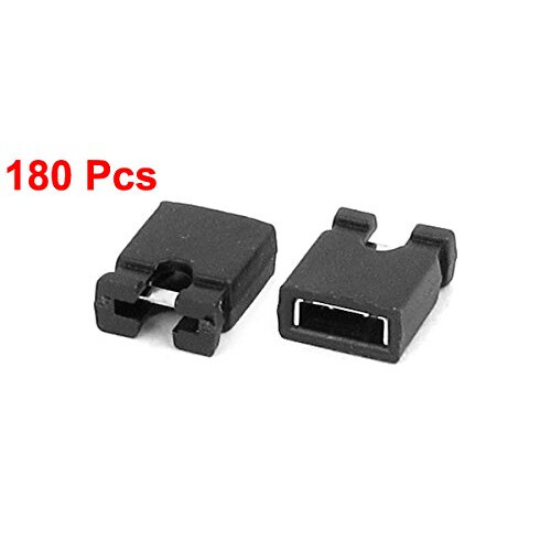 2.54mm Standard PCB Shunts Short Mini Micro Jumper Cap 180 Pcs 2