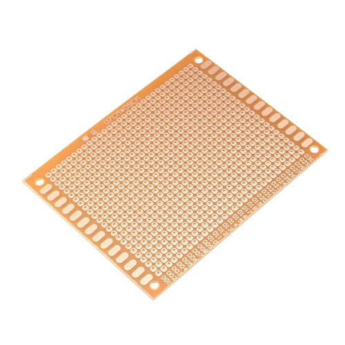 9cm x 7cm Panel Universal Single Side PCB Circuit Board Copper Tone 5 Pcs 1