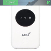 Odomknutý 4G LTE WiFi modem, 300 Mbps, prenosný 4G hotspot router, batéria 3200 mAh, biely, pre firmy