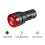 5Pcs Red Light with Buzzer AC/DC 12V, 22mm Panel Mount Flashing Alarm, for Electrical Control Panel, HVAC, DIY Projects 5