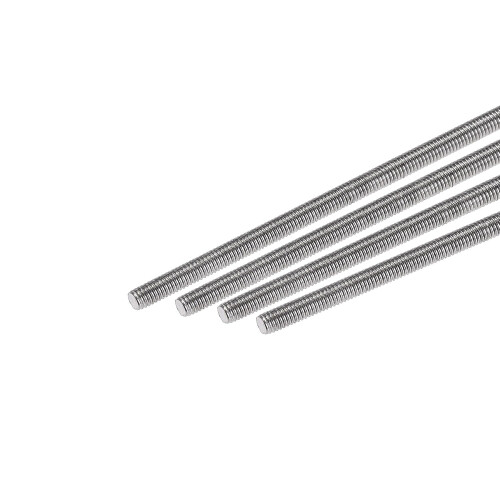 5Pcs M3 x 500mm Fully Threaded Rod 304 Stainless Steel Right Hand Threads 2