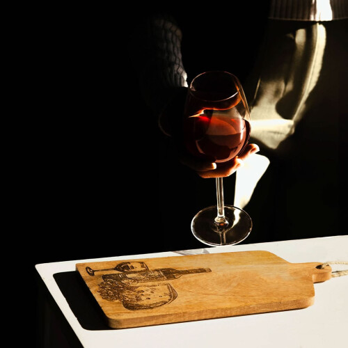 Wooden Cheese Board Serving Platter Wine Fruit Display 2