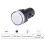 2Pcs White Indicator Light AC/DC 24V, 22mm Panel Mount, for Electrical Control Panel, HVAC, DIY Projects 5