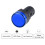 2Pcs Blue Indicator Light AC/DC 110V, 22mm Panel Mount, for Electrical Control Panel, HVAC, DIY Projects 5