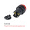 5Pcs AC/DC 110V Indicator Lights, Red LED, Flush Panel Mount 7/8 inches 22mm 4