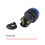 2Pcs Blue Indicator Light AC/DC 110V, 22mm Panel Mount, for Electrical Control Panel, HVAC, DIY Projects 4