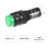 Indicator Lights DC 12V, NXD-211 Green Neon Bulb, Flush Panel Mount 2/5" 10mm, 10Pcs 4