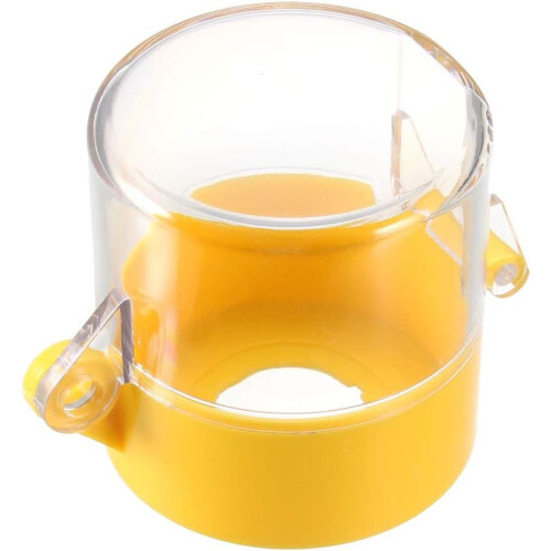 2pcs Yellow Plastic Switch Cover Protector for 22mm Diameter Push Button Switch 55x55 2