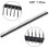 Right Angle Header Pin 40P 1 Row 2mm Pitch Silver Tone Pin for Prototyping 40pcs 4