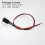 10Set DC 12V 5mm Pre Wired LED with Holder, White Light Round Top Clear Lens, 8mm Panel Mount 4