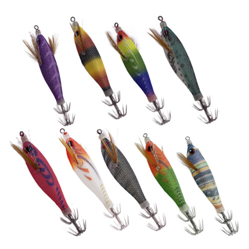 Natural looking Soft Fishing Lures Shrimp Hook Artificial Glow Cuttlefish 3 1