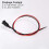 5Set DC 12V 3mm Pre Wired LED with Holder, Red Light Round Top Clear Lens, 6mm Panel Mount 4