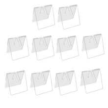 10PCS Clear Acrylic Knife Blade Display Stand Holders Folding Knife Display Stand Holder Pocket Knives Showcase Rack