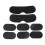 19Pcs Universal Helmet Padding Replacement Motorcycles Helmets Foam Cushion Pad 2