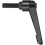 M10 x 30mm Handle Adjustable Clamping Lever Thread Push Button Ratchet Male Threaded Stud Knobs Locking Rotating Screw Handles Quick Release Bolt Blac 2