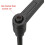 M6 x 25mm Handle Adjustable Clamping Lever Thread Push Button Ratchet Male Threaded Stud Knobs Locking Rotating Screw Handles Quick Release Bolt Black 4