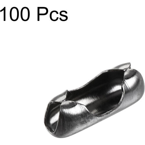 Ball Chain Connector, Ball Chains Clasp Type Crimp Link Clips Connection, Iron Electroplating 2
