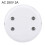 Pedal Push Button Switch, Round Lamp Lights Foot Control Momentary Footswitch White 4