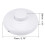Pedal Push Button Switch, Round Lamp Lights Foot Control Momentary Footswitch White 2