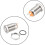 Latching Metal Push Button Switch 12mm Mounting Dia 1NO 3-6V Yellow LED Light 2