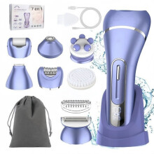 Elektrische epilator voor vrouwen (7-in-1) – IPX7 waterdicht – USB oplaadbaar – 2 snelheden – Complete oplossing voor een gladde, v