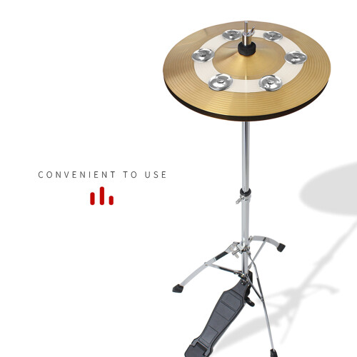 Hihat Tambourine Drum Set Performances Playing Percussion Instrument Accessory 1