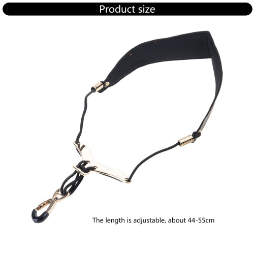Saxophone Strap Adjustable Neck Strap Saxophone Harness Leathers Padded Sling 2