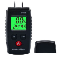 Testeur d'humidité, détecteur d'humidité à broches avec 5 modes, écran LCD rétroéclairé vert, détecteur de moisissures