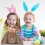 Plush Bunny Easter Buckets Easter Egg Hunting Easter Bags Kid Easter Tote Bags White 9