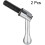 M12 x 40mm Handle Adjustable Clamping Lever Thread Push Button Ratchet Male Threaded Stud Knobs Locking Rotating Screw Handles Quick Release Bolt Silv 2