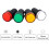 4Pcs Red Green Yellow White Indicator Light AC/DC 24V, 22mm Panel Mount, for Electrical Control Panel, HVAC, DIY Projects 5