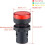 4Pcs Red Green Yellow Indicator Light AC/DC 12V, 22mm Panel Mount, for Electrical Control Panel, HVAC, DIY Projects 2