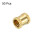 Knurled Insert Nuts - 50Pcs M3 x 5mm L x 4mm OD Female Thread Brass Threaded Insert Embedment Nut for 3D Printer 3