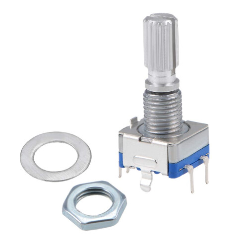 360 Degree Rotary Encoder Code Switch Digital Potentiometer EC11 5 Pins 20mm 5pcs 1