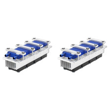 2X Thermoelectric Peltier Refrigeration Cooler DC12V 30A Semiconductor Air Conditioner Cooling System Accessories Kit