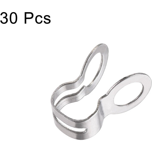 Ball Chain Connector, Double Ring Style Links Stainless Steel Loop Connection 2