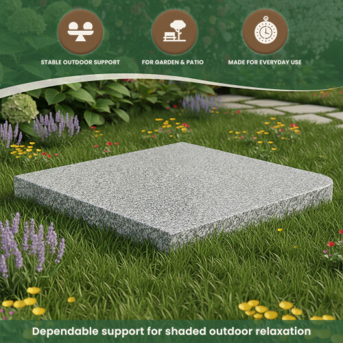 Granite Cantilever Garden Parasol Base 25kg 1