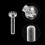M2x12mm Plastic Phillips Bolts 50pcs PC Pan Head Machine Screws Transparent 4