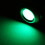 Signal Indicator Light AC/DC 110V 12mm Dash Lamp Flush Panel Mount Green LED Metal Shell 4